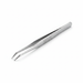 College Tweezers – stainless steel, 45-degree angle view