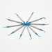 6 Pcs Composite Filling Kit – Fanned Circle View